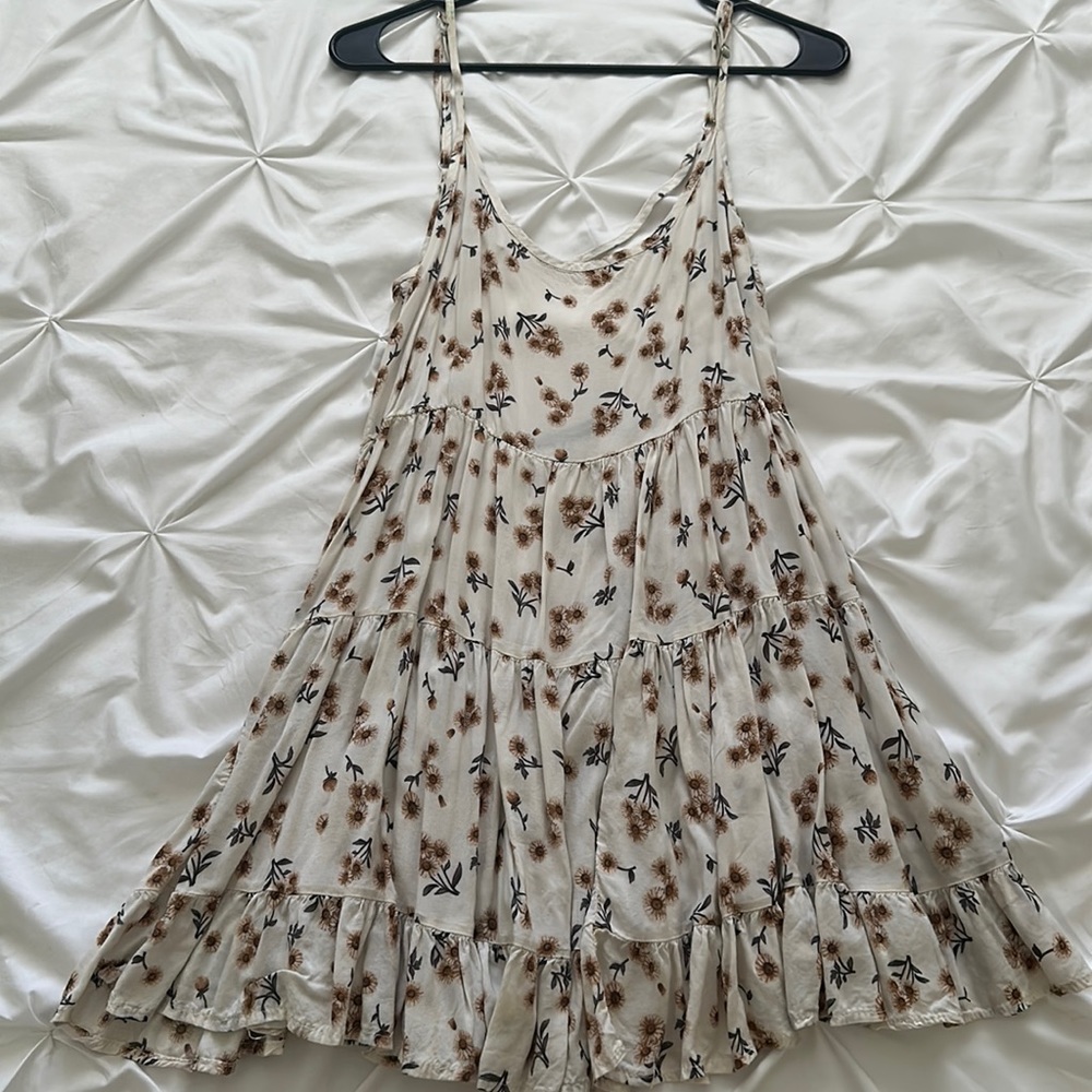 Brandy Melville Sunflower skater slip dress